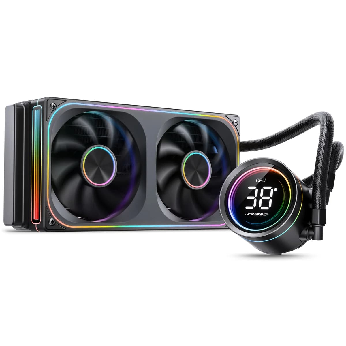 Water Cooler CPU Jonsbo TH-240 ARGB Preto - 240mm