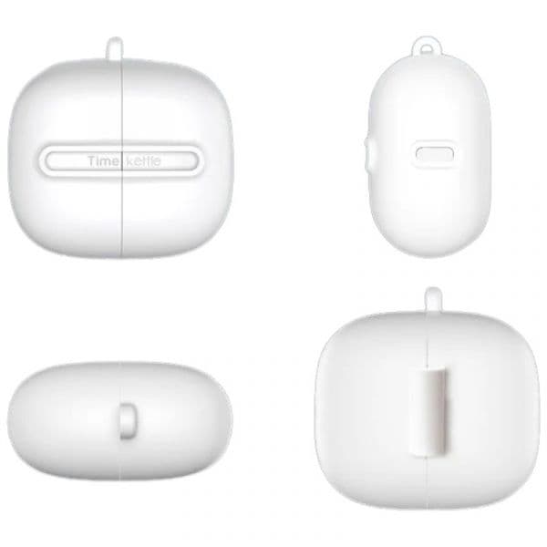 Timekettle Case de Silicone para Fones de Ouvido do Tradutor M3 com Mosquetão Branco