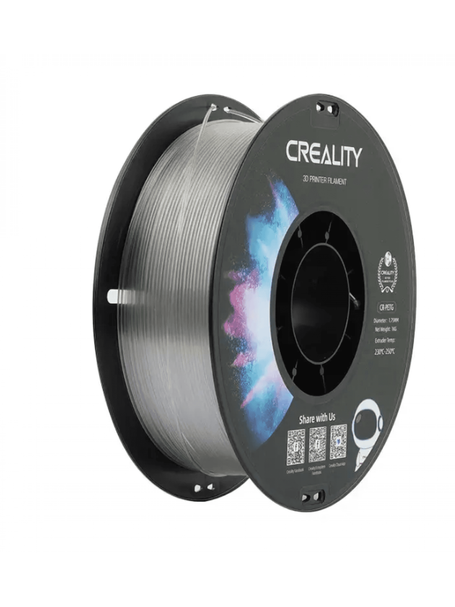 FILAMENTO CR-PETG CREALITY (TRANSPARENT)