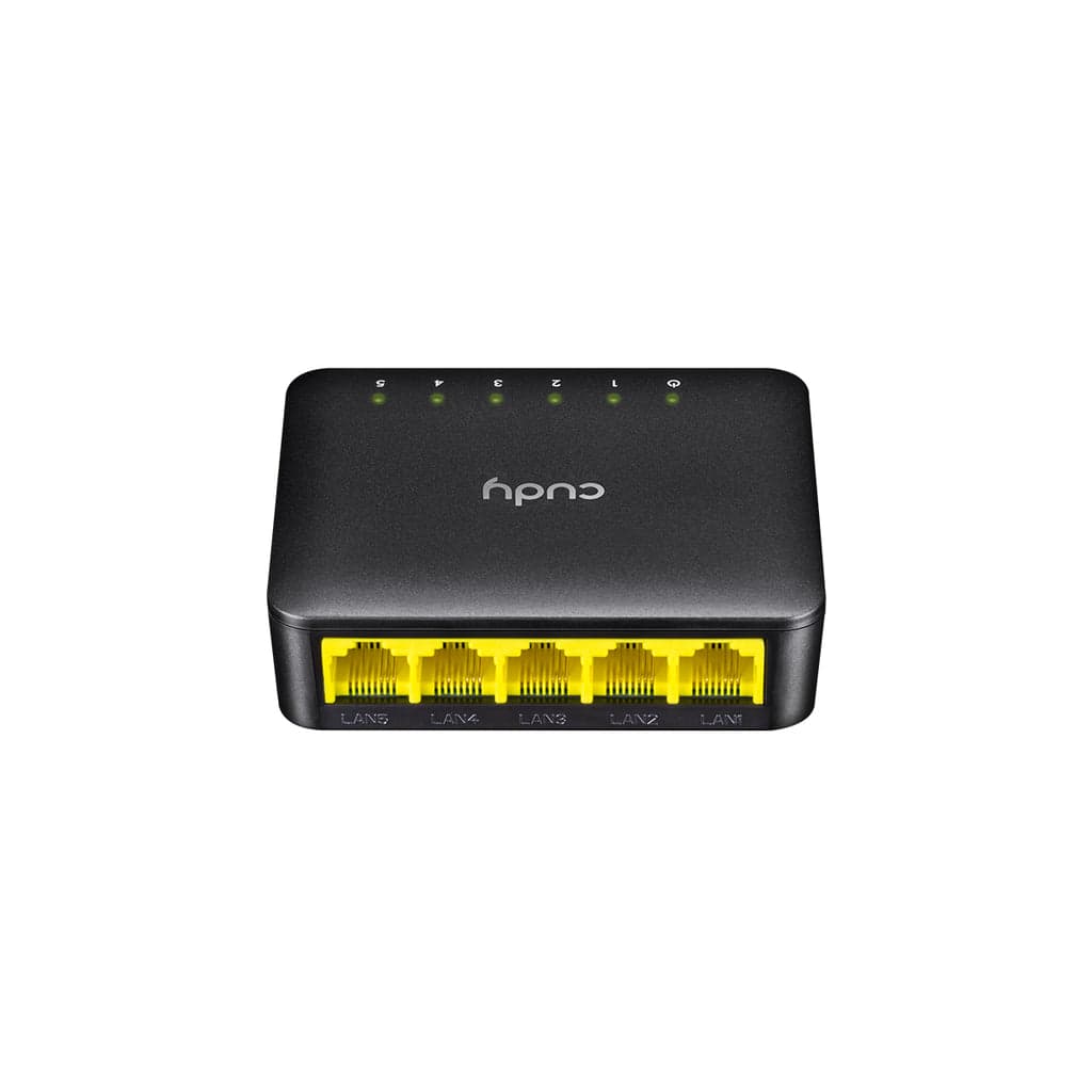 HUB CUDY SWITCH DE MESA 5 PORTAS 10/100 MBPS