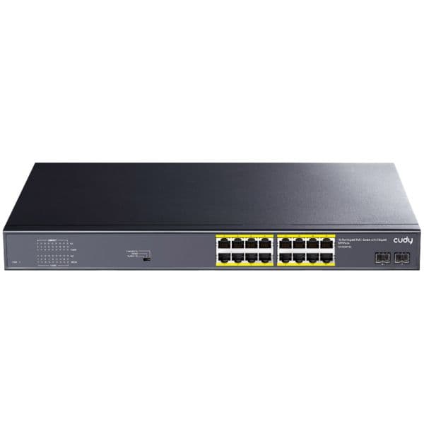 Cudy Switch GS1020PS2 16 Portas Gigabit UnManaged PoE+ SFP