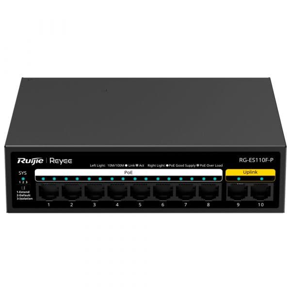 Reyee Switch 10 Portas RG-ES110F-P