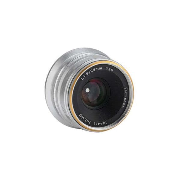 Objetiva 7ARTISANS 25mm f/1.8 Sony e Prata