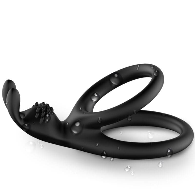 Armony Anel de Coelho Duplo Tensy Preto