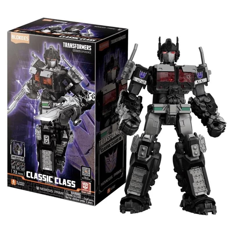 Figura Blokees Classic Class Transformers 08: Nemesis Prime (Light-Up Eyes & Chest)