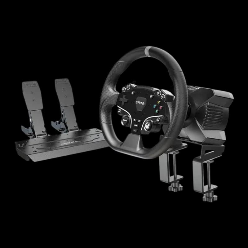 Conjunto MOZA Racing R3 Racing Simulator XBOX e PC ( Base Volante Direct Drive R3 + Volante ES + Pedais SR-P Lite + Suporte de Mesa R5)