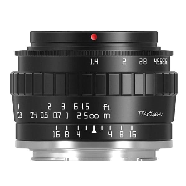 Objetiva Ttartisan 23mm F/1.4 Fuji X Black