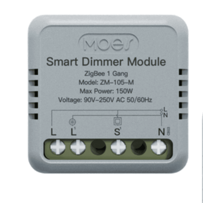 Moes ZM-105-M - Módulo Dimmer 1 Canal Zigbee