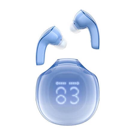 Fones de ouvido sem fio Acefast T9 Bluetooth 5.3 intra-auriculares - azul