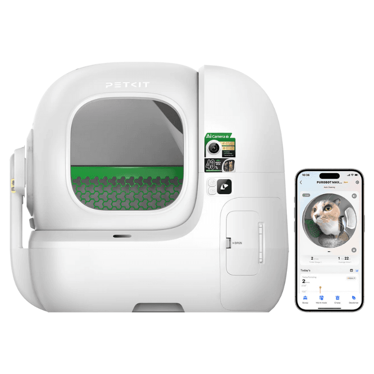 Caixa de Areia Inteligente Petkit Purobot Max Pro Self-Cleaning Cat Litter Box