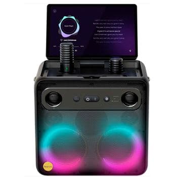 Ikarao Coluna Karaoke BREAK X2 10.1" Touchscreen 2 Microfones Sem Fios 560W