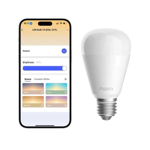 Aqara Lâmpada LED T2 E27 1100lm 6500K Inteligente Zigbee/Bluetooth