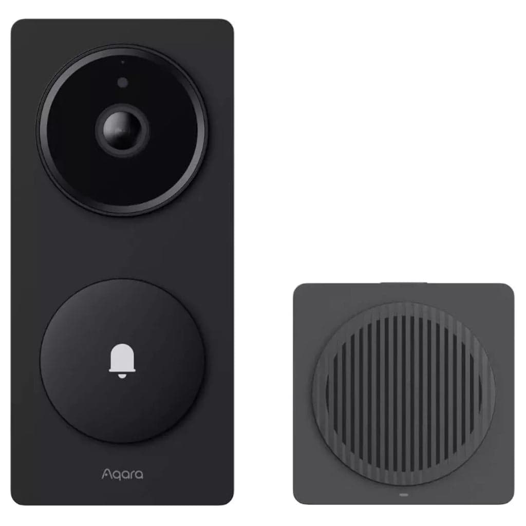 Aqara Kit Videoporteiro Inteligente 2K com Câmara + Campainha / Hub Matter – Preto - Aqara G410 Select (CH-C09D)