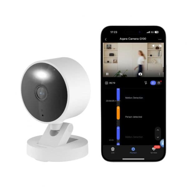 Aqara Câmara de Segurança G100 Select 2K 3MP WiFi-6 Detecção IA Branco