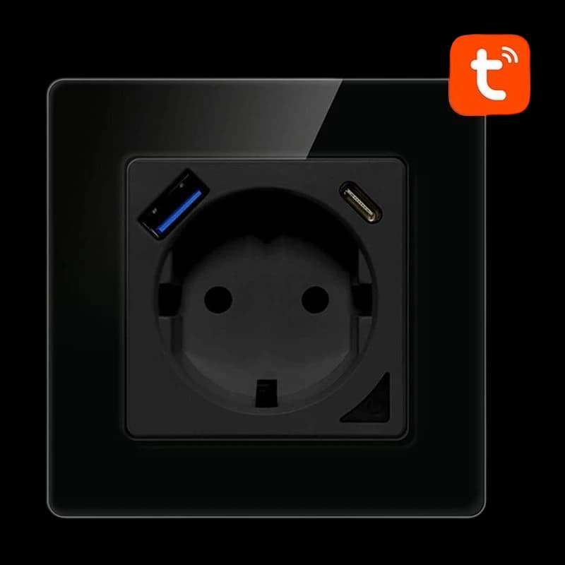 Avatto N-WOT10-USB-B WiFi Preto – Tomada Inteligente