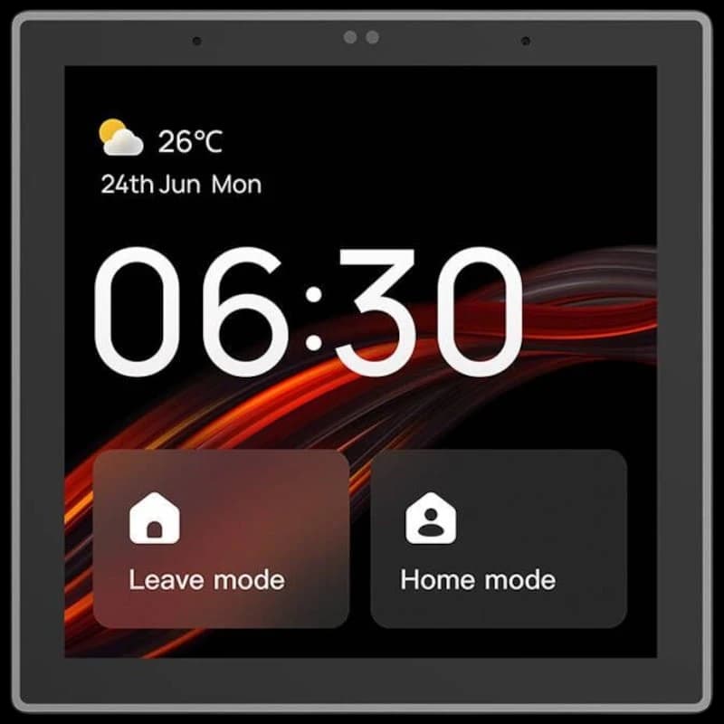 Avatto T6E S Zigbee/Bluetooth Tuya Preto – Painel de Controlo Inteligente