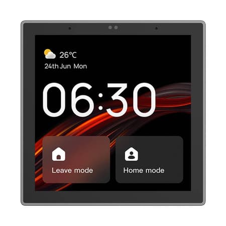 Avatto T6E S Zigbee/Bluetooth Tuya Preto – Painel de Controlo Inteligente