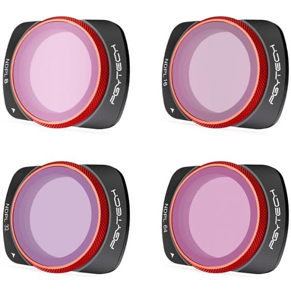 PGYTECH Kit de Filtros Nd-polarizador (8/16/32/64) para Osmo Pocket 3