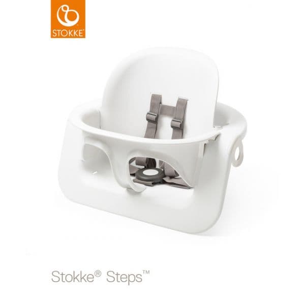 Stokke Cadeira de Refeição Steps Baby Set White Branco