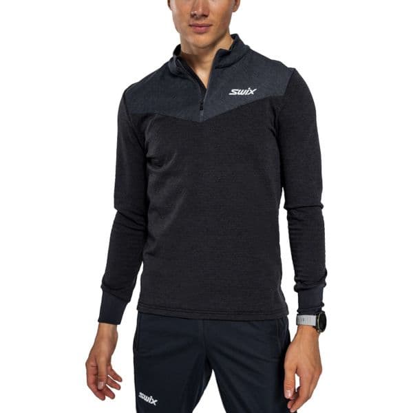 Swix Sweatshirt Dynamic Midlayer Half Zip 10079-23-10150 XL Preto