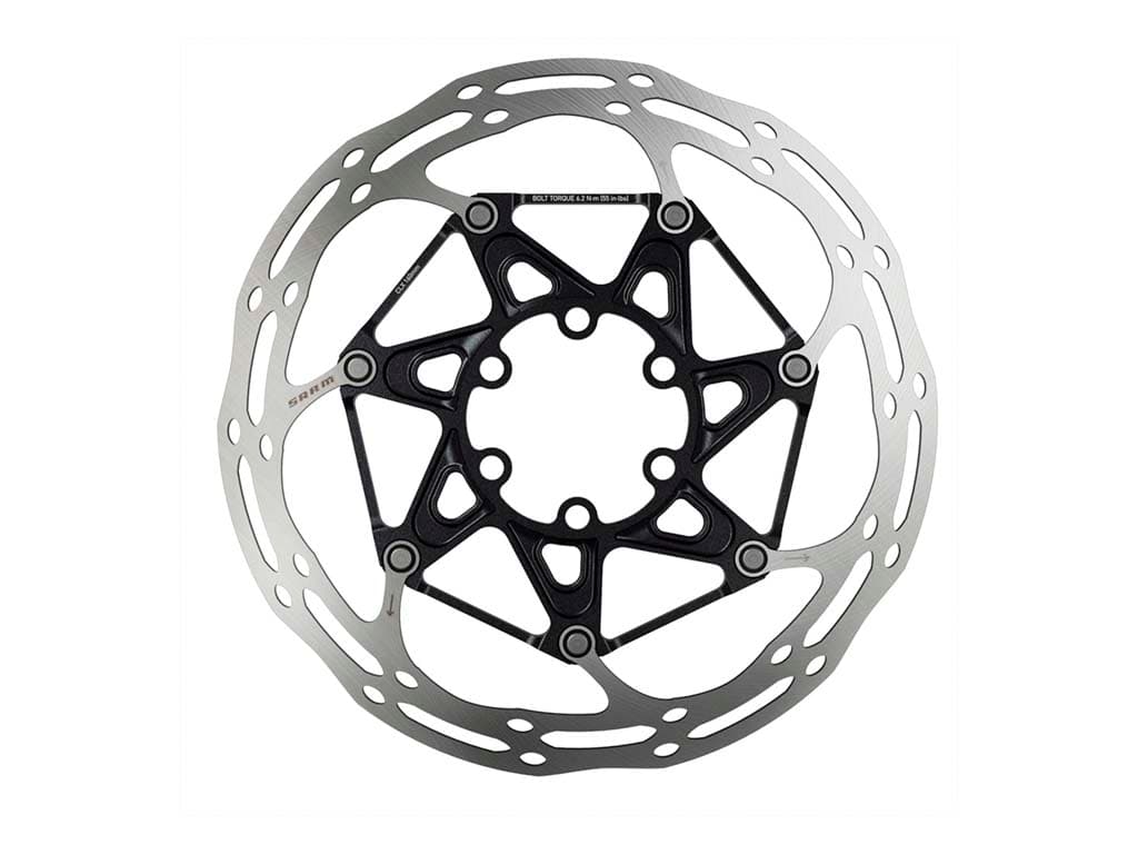 DISCO TRAVAO BIC SRAM CENTERLINE 160MM C/PARAFUSOS PRETO