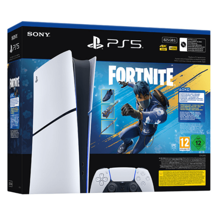 Sony PlayStation 5 Slim Digital Edition 825GB SSD + Pack Fortnite Flowering Chaos