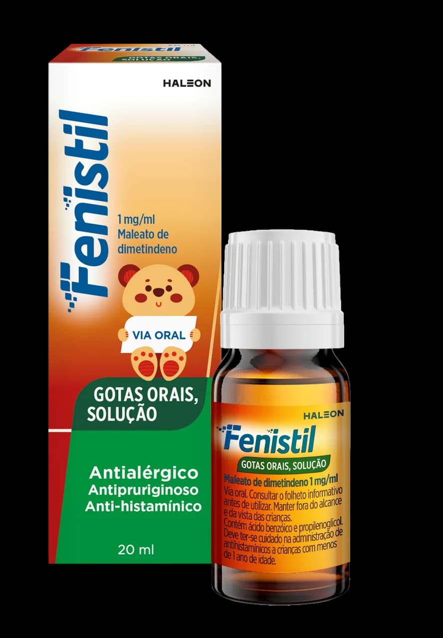 Fenistil, 1 Mg/Ml Solução Oral Gotas - 20ml