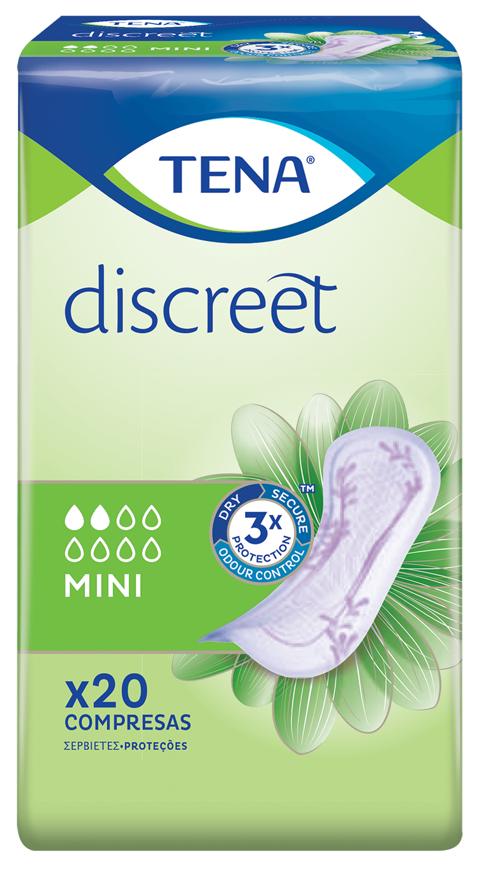 TENA Discreet: Penso mini x20 uni.