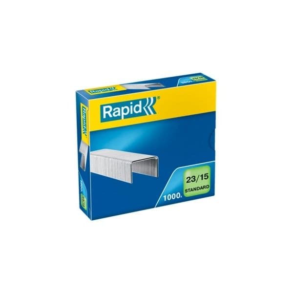 Rapid Agrafos Standard 23/15 Galvanizados Cx. 1000 Un