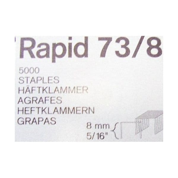 Rapid Agrafos 73/8mm Agrafador HD31 Cx. 5000 - 070650