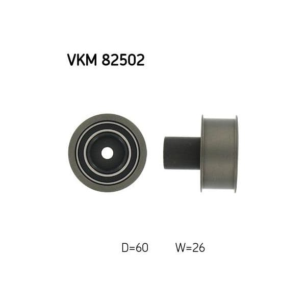 Skf Polia de Desvio/de Guia, Correia Dentada Vkm 82502 7316571290850