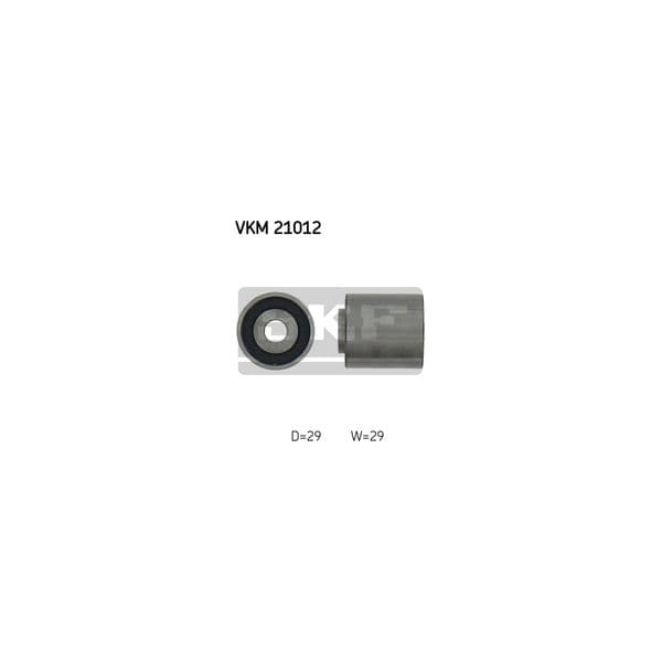 SKF - VKM 21012 - Polia de desvio/de guia, correia dentada - 7316571434315