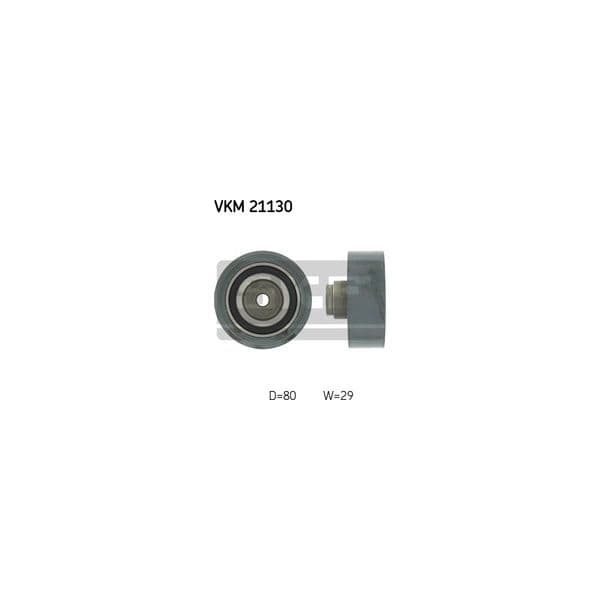 SKF - VKM 21130 - Polia de desvio/de guia, correia dentada - 7316571522944