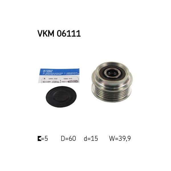 SKF Roda Livre do Alternador - VKM06111