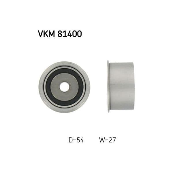 Skf Polia de Desvio/de Guia, Correia Dentada Vkm 81400 7316577654403
