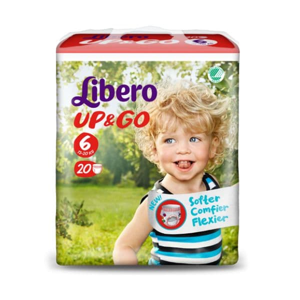 Libero Up & Go Fraldas Tamanho 6 18 Unidades