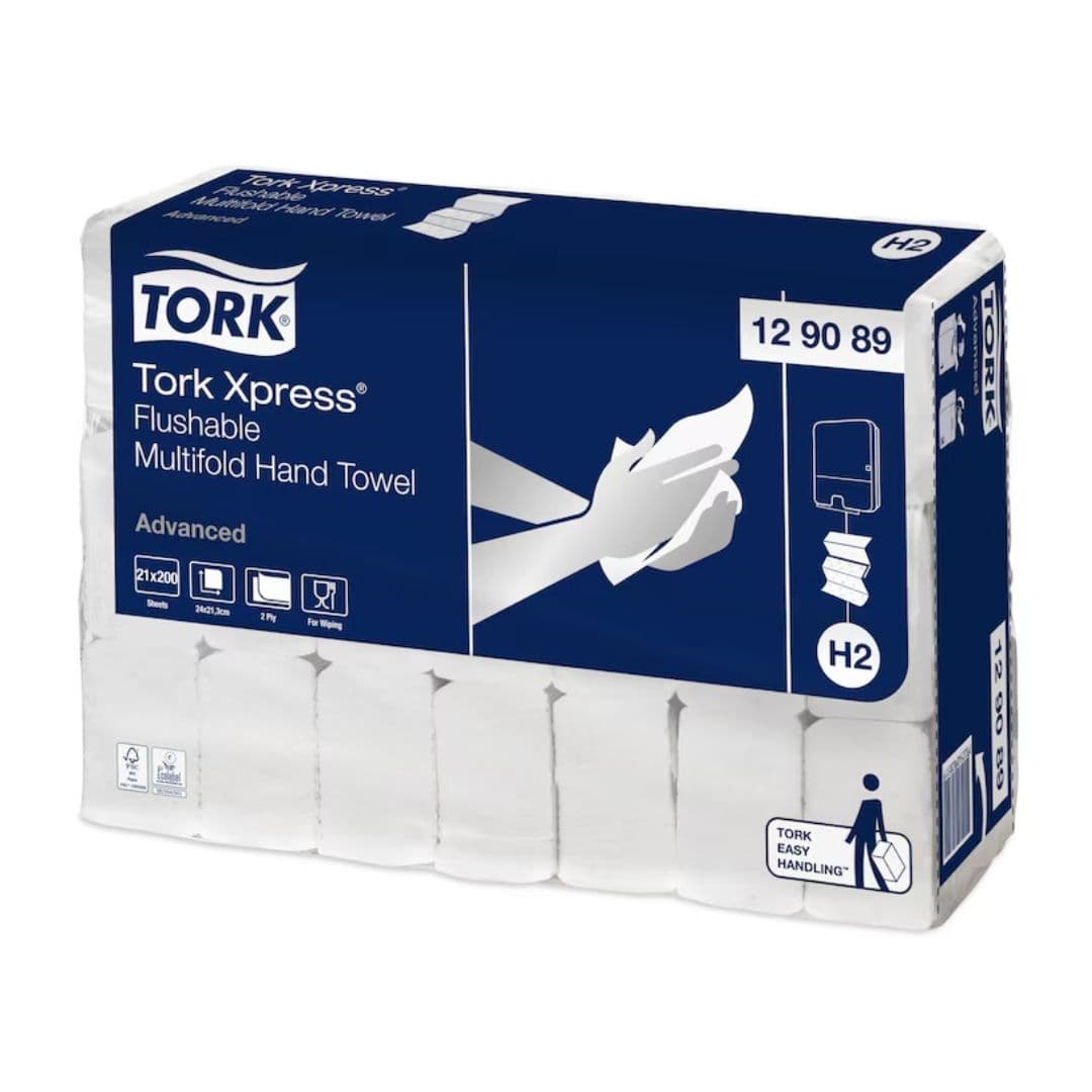 Tork Xpress Toalha Mão Interf. Suave Flushable 2F (4200F)