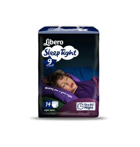 Libero Sleeptight Cueca Absorvente Tam 9 (22-37Kg) 10 Un.