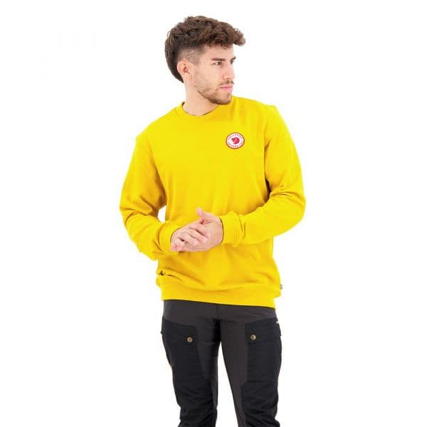 Fjällräven 1960 Logo Badge Sweatshirt Amarelo L Homem