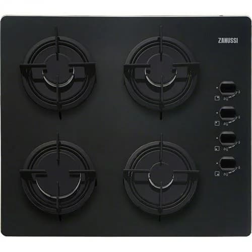 Placa a Gás Zanussi ZGO62414BA | 58 cm | 4 Zonas | Preto