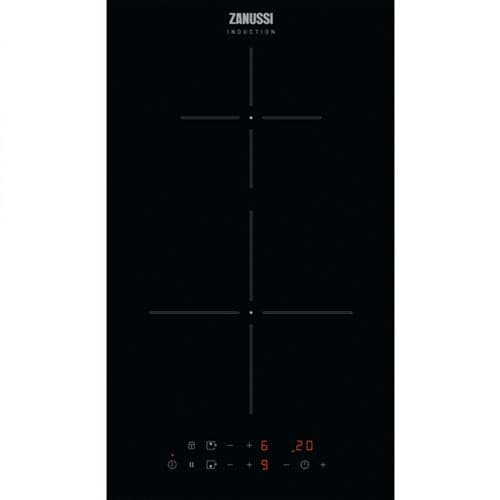 Placa de Indução Zanussi ZITN323K | 29 cm | 2 Zonas | Preto