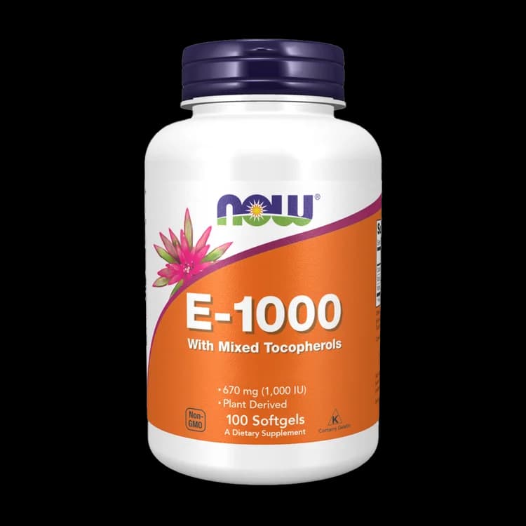 now - vitamin e-1,000 iu - 100 softgels
