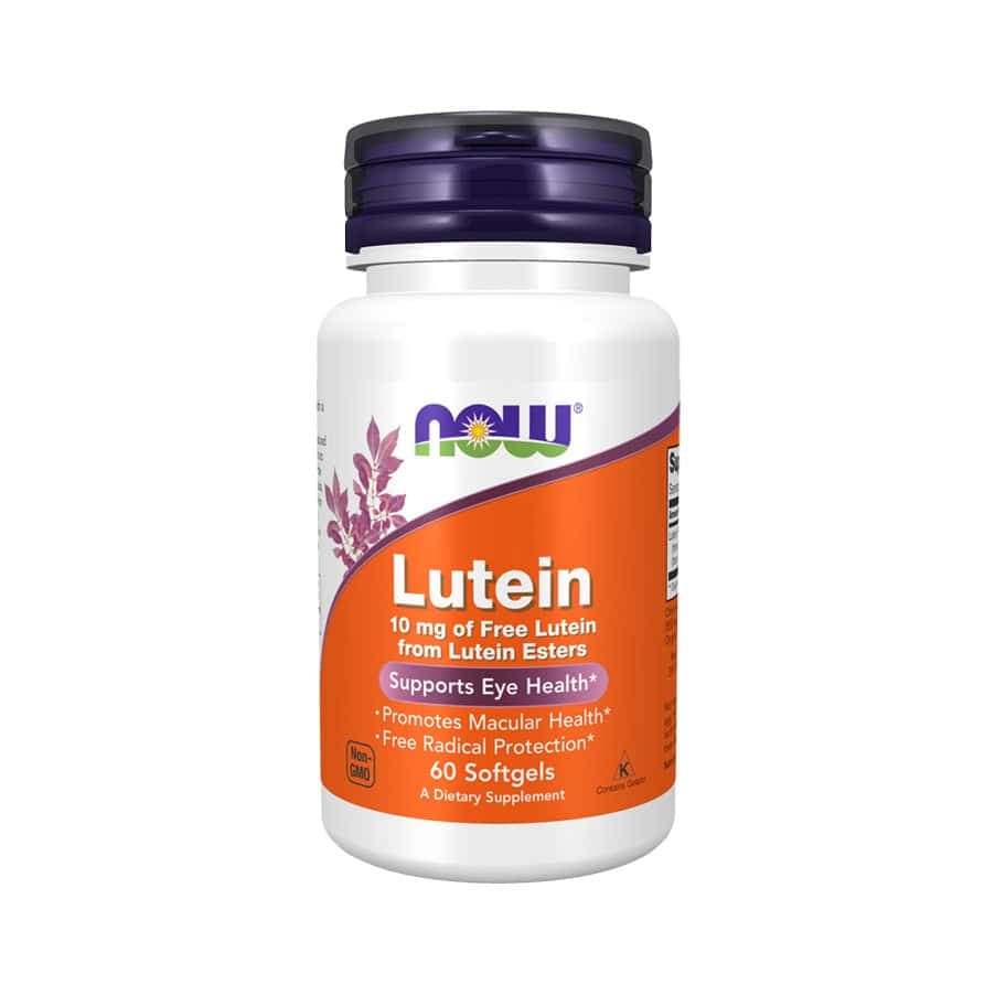 Lutein 10 mg 60 Cápsulas Now Foods
