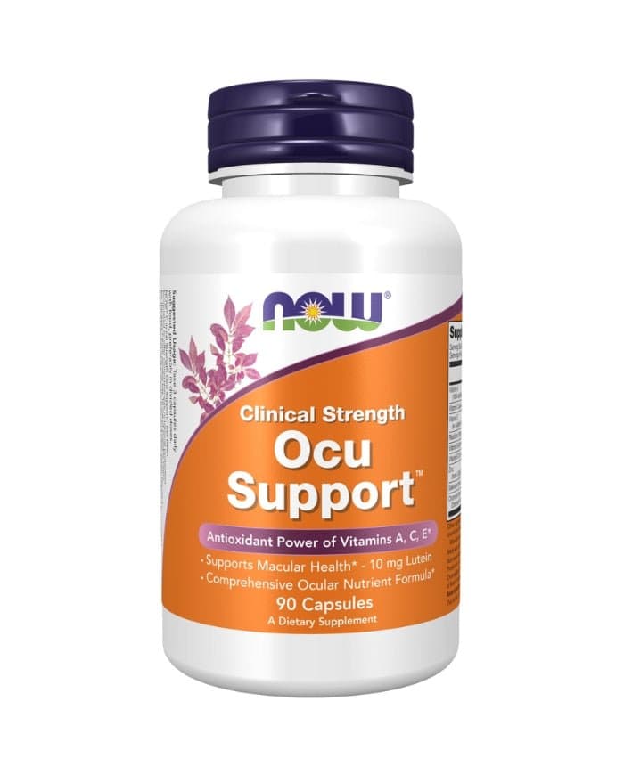 Ocu Support Clinical Strenght - 90 Cápsulas - Now Foods