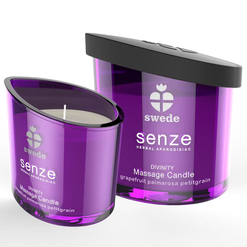 Swede Vela de Massagem Sweede Senze Divinity Toranja, Palmarosa, Petitgrain