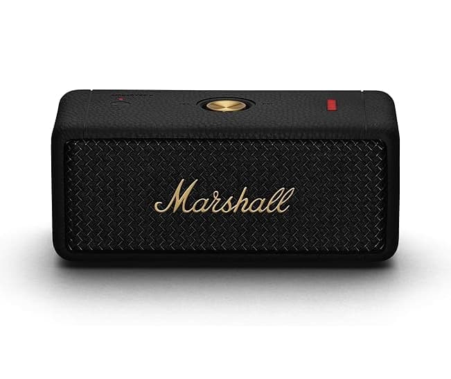 Marshall Coluna Bluetooth Emberton II Black and Brass