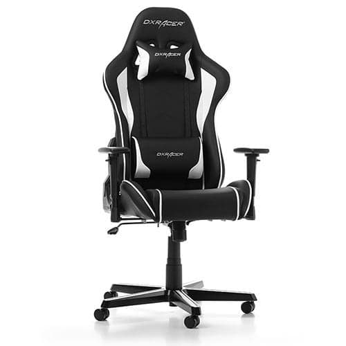 Cadeira Gaming DXRacer Formula F08-NW Black/White - GC-F08-NW-H1