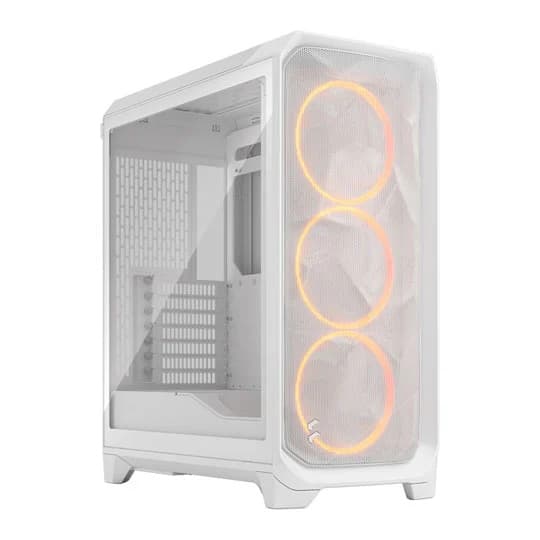 Fractal Design Meshify 3 RGB TG Light/Clear Tint Vidro Temperado Branca