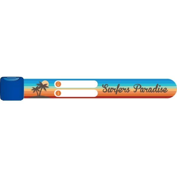 Infoband Pulseira Identificativa Reutilizável- Surf