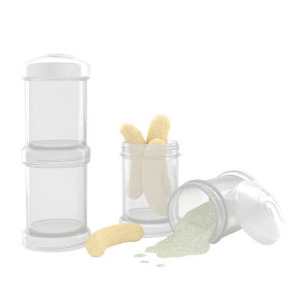 Twistshake Doseador de Leite em Pó 2x 100ml Branco